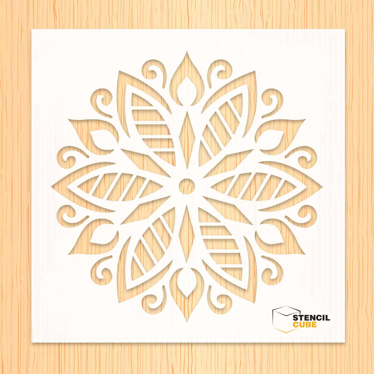 6 Mandala Stencils for Canvas - Various Designs