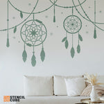 Load image into Gallery viewer, Boho design stencil Stencilcube Wall paint
