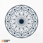 Load image into Gallery viewer, Circle mandala design Stencilcube paint
