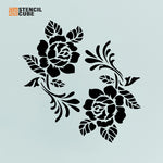 Load image into Gallery viewer, Corner Flower Motif Stencil
