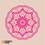 Load image into Gallery viewer, Floral Bloom Mandala Stencil
