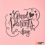 Load image into Gallery viewer, Grand parents day stencil
