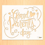 Load image into Gallery viewer, Grand parents day stencil
