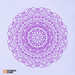 Load image into Gallery viewer, Line Art Curve Mandala Design Stencil
