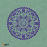 Load image into Gallery viewer, Mandala Of Floral Design Stencil
