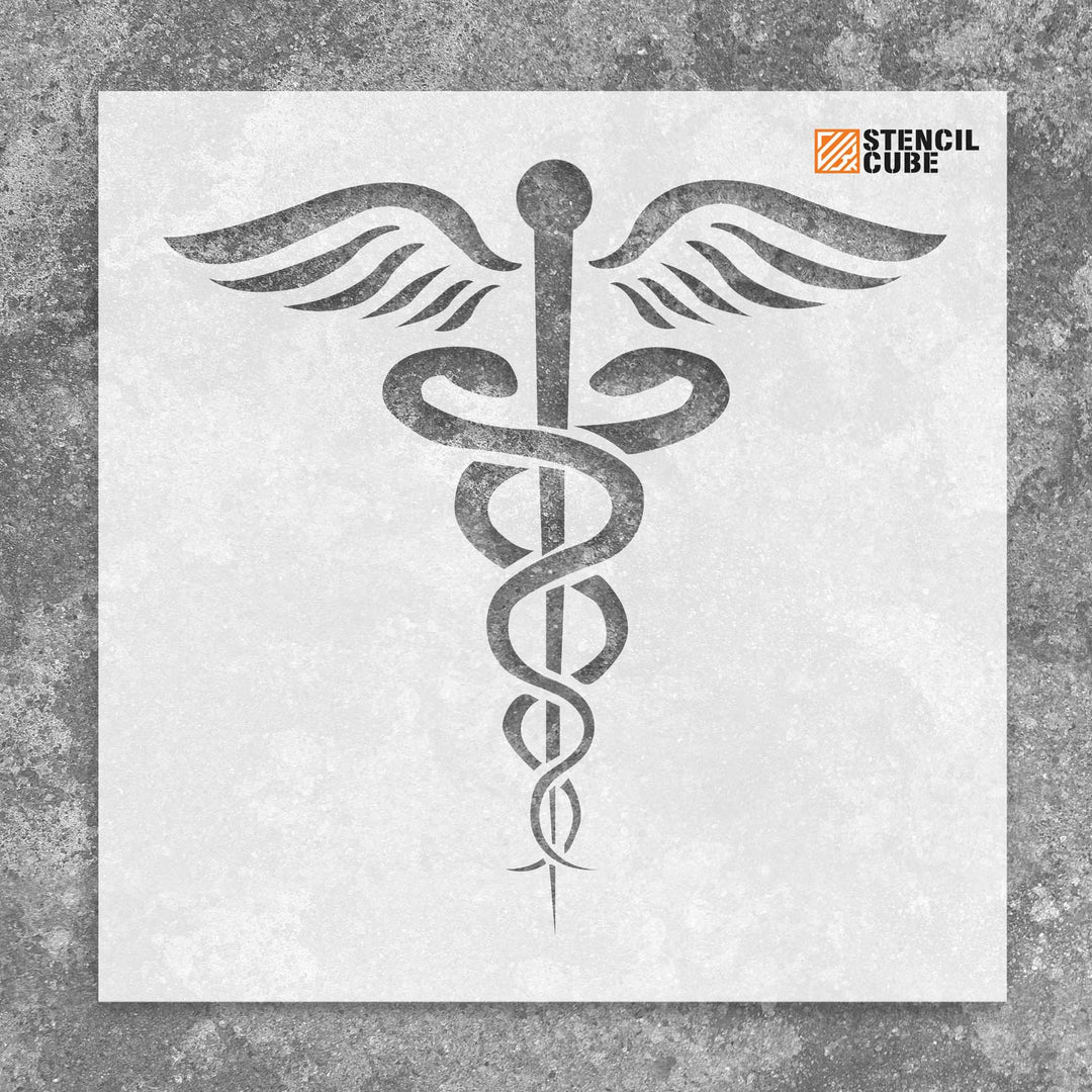 Medicine Symbol Stencil