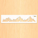 Load image into Gallery viewer, Mountain range stencil
