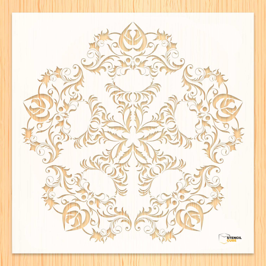 Ornamental design stencil