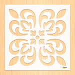 Load image into Gallery viewer, Ornamental floor tile pattern stencil
