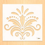 Load image into Gallery viewer, Royal baroque wall decor stencil
