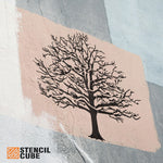 Load image into Gallery viewer, Bare tree Stencil Stencilcube Wall paint
