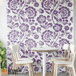 Load image into Gallery viewer, Classical luxary flower pattern stencil Stencilcube wall paint

