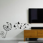 Load image into Gallery viewer, Flying Butterflies with Dandelion Seeds Stencil
