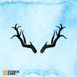 Load image into Gallery viewer, Deer Antlers Stencil
