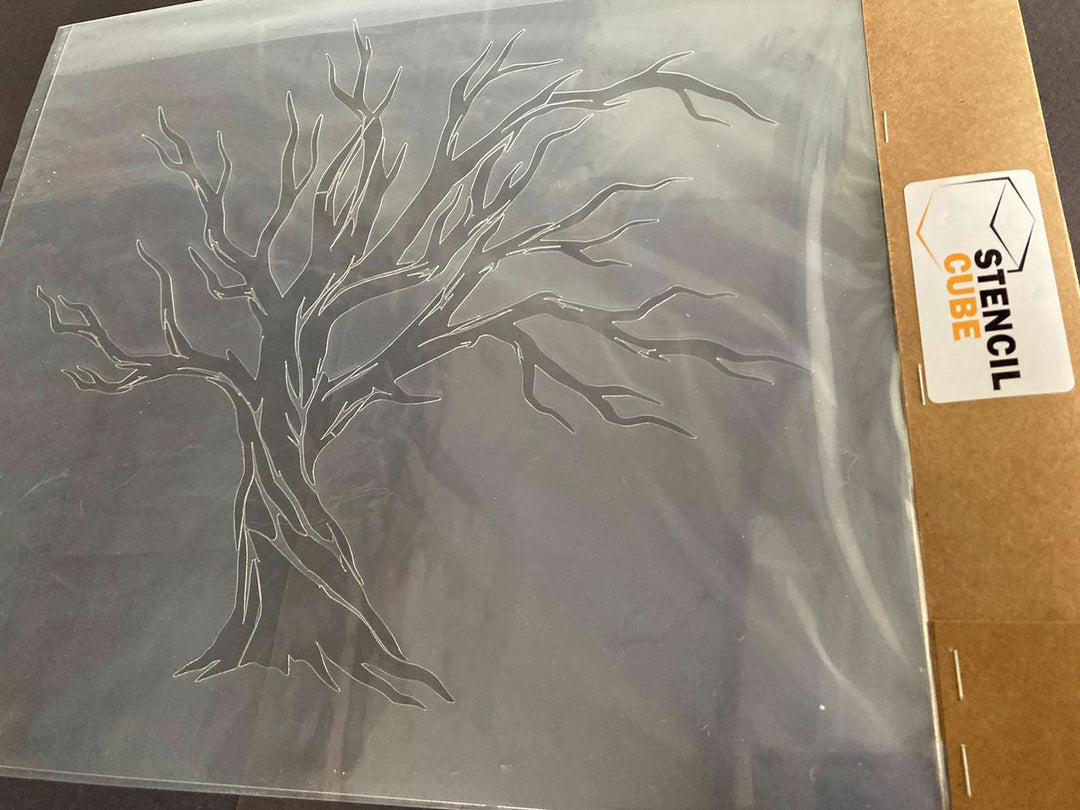 Dry Tree Stencil