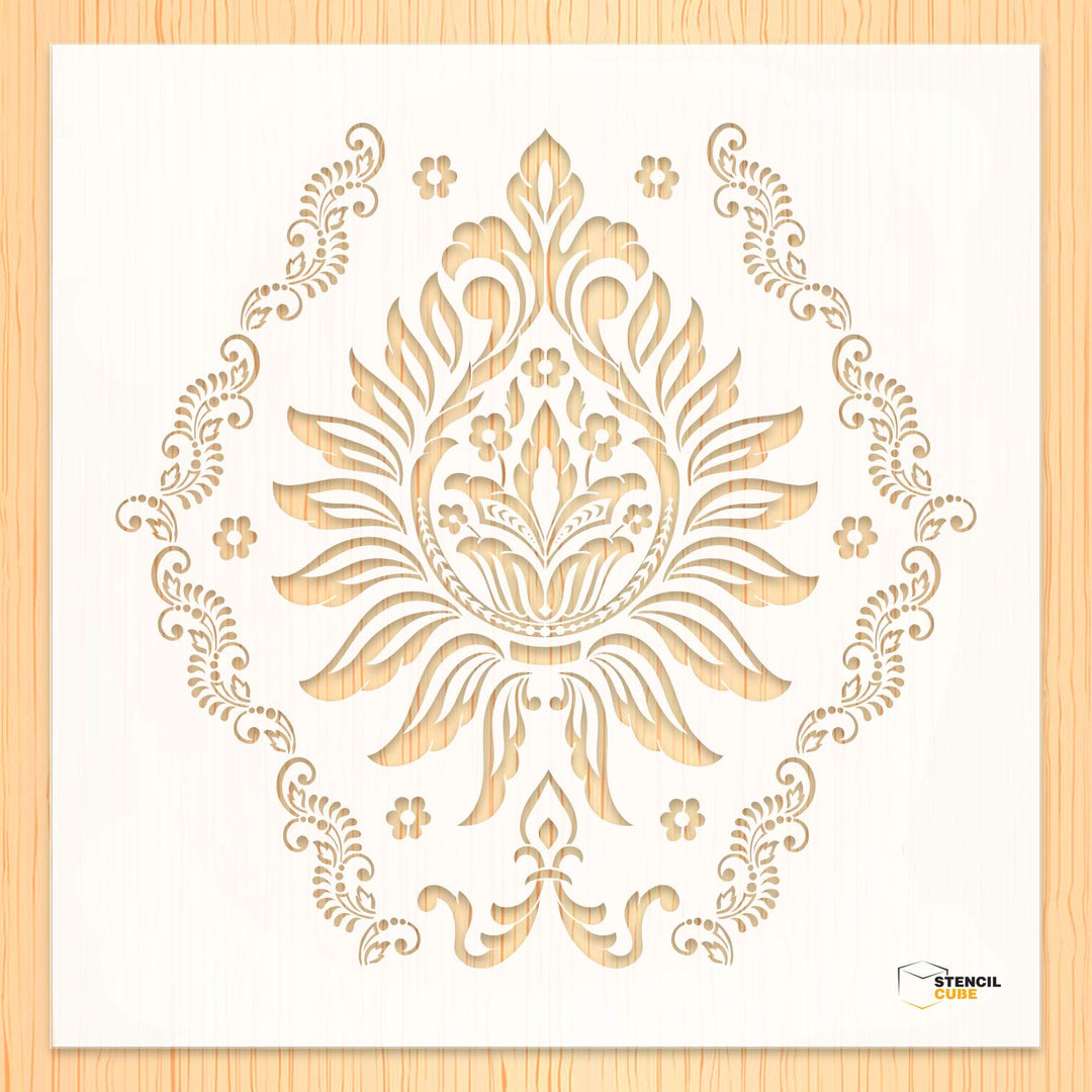 Elegant Ornamental design stencil