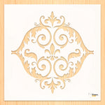 Load image into Gallery viewer, elegent ornamental pattern design stencil
