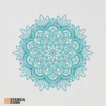 Load image into Gallery viewer, Floral Petal Mandala Stencil
