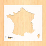 Load image into Gallery viewer, France Map Stencil
