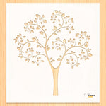 Load image into Gallery viewer, Leaves with tree for wall decor stencil
