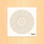 Load image into Gallery viewer, Lineal Mandala Design Stencil
