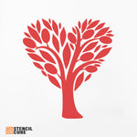 Load image into Gallery viewer, Love Shape Olive Tree Stencil
