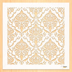 Load image into Gallery viewer, Luxury damask wall pattern stencil
