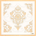 Load image into Gallery viewer, Luxury victorian wall pattern stencil
