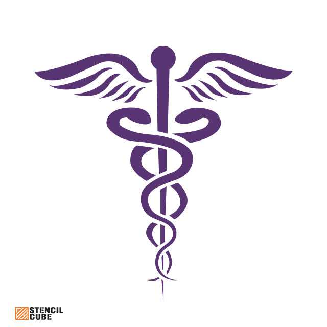 Medicine Symbol Stencil