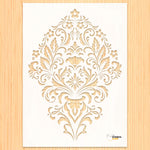 Load image into Gallery viewer, Ornamental floral elegent pattern stencil
