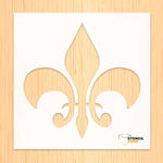 Load image into Gallery viewer, Simple Fleur De Lis Stencil
