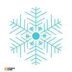 Load image into Gallery viewer, Small Leaves  Big Leaves Snow Flake Stencil
