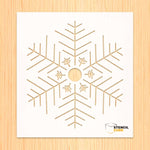 Load image into Gallery viewer, Small Leaves  Big Leaves Snow Flake Stencil
