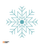 Load image into Gallery viewer, Star Shape Snow Flake Stencil
