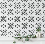 Load image into Gallery viewer, Seamless Geometric Wall Pattern Stencil
