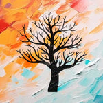 Load image into Gallery viewer, Winter Bare Tree Stencil
