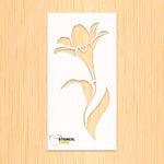 Load image into Gallery viewer, Abstract Flower Lily Stencil Stencilcube
