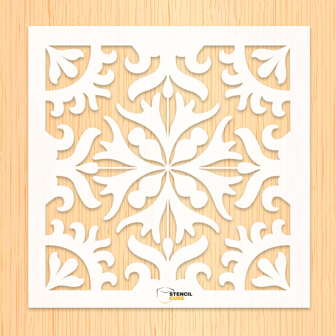 Floor Tile Pattern Stencil