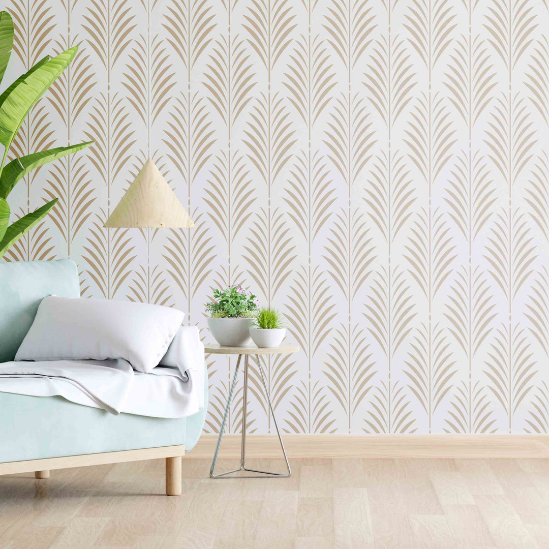 Seamless Wall Pattern Stencil