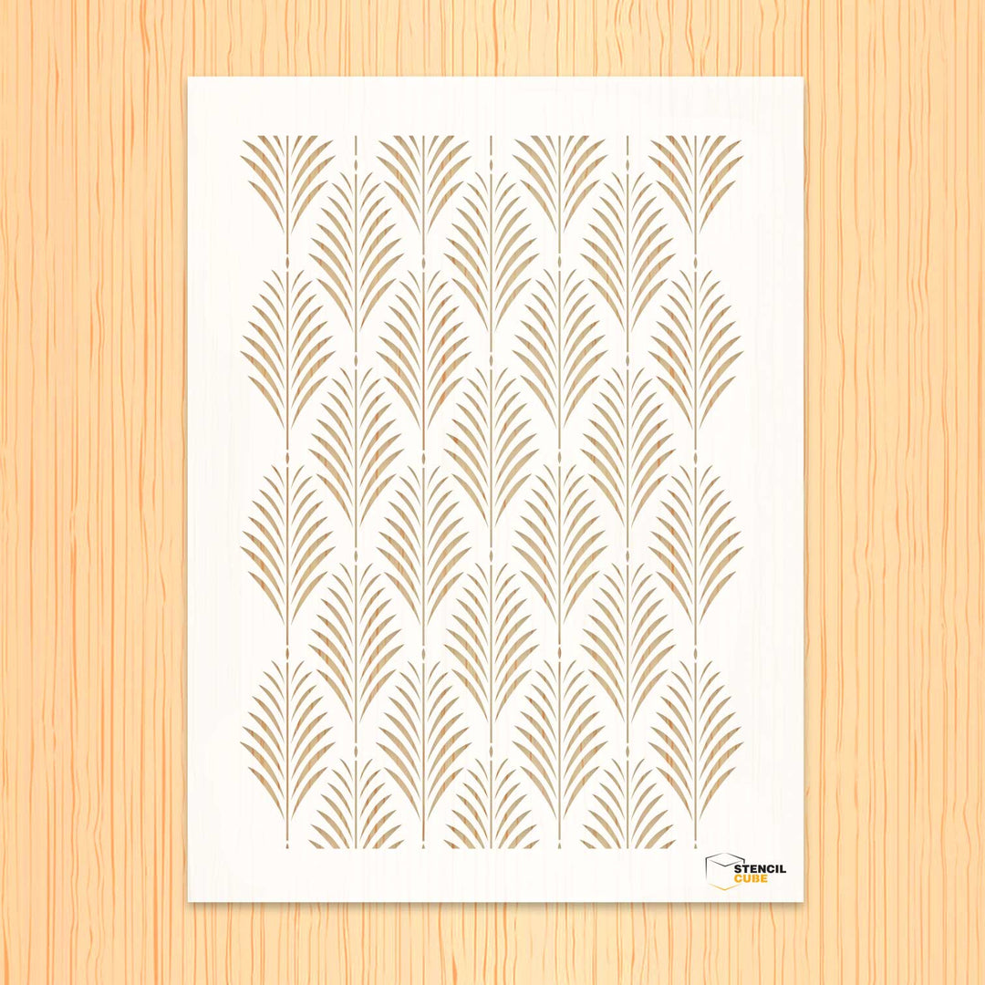 Seamless Wall Pattern Stencil