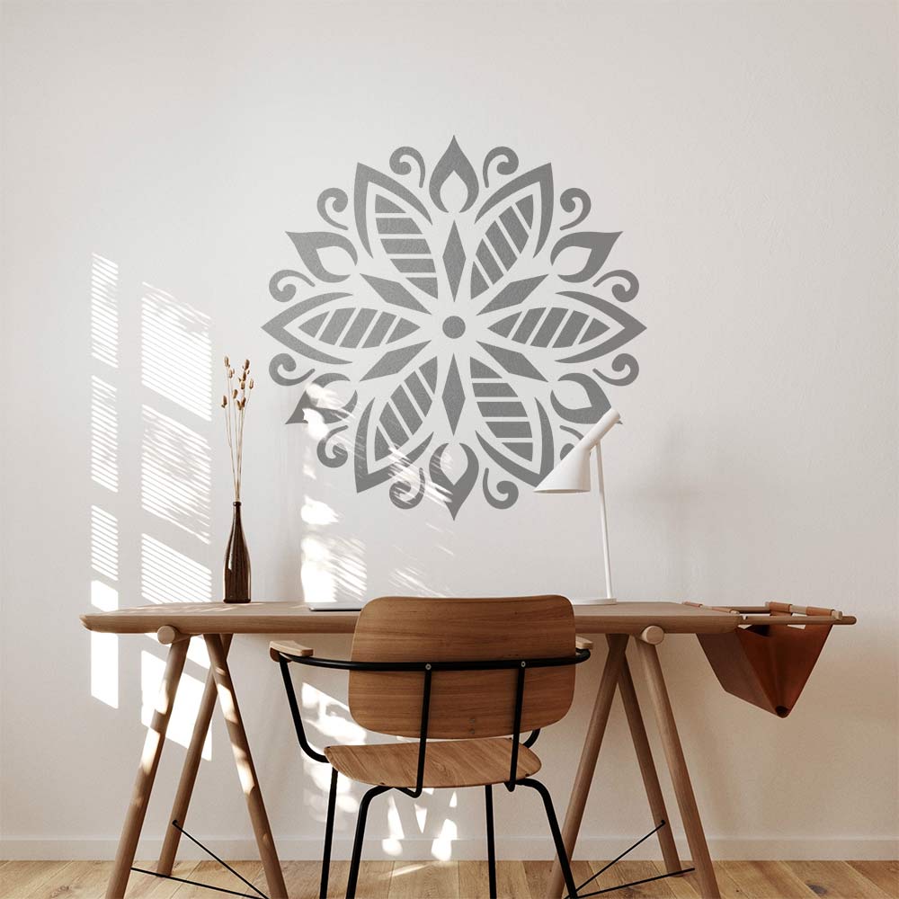 Simple Mandala Design Stencil